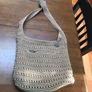 Saks Hand Crocheted Bag